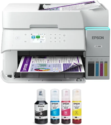 Refurbished Epson EcoTank ET-3958 Wireless All-in-One Color Supertank Printer