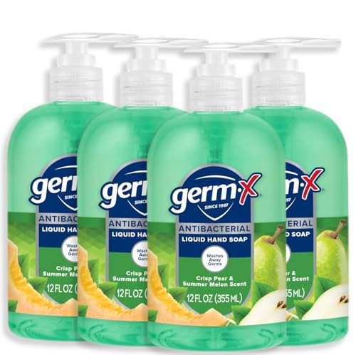 Germ-X Antibacterial Hand Soap 4-Pack 12oz