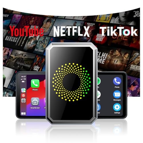 TOGUARDGO 3-in-1 Wireless CarPlay Adapter Magic AI Box w/ Streaming Apps