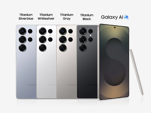 Samsung Galaxy S25 Ultra 5G Unlocked Smartphone 512GB Titanium Black