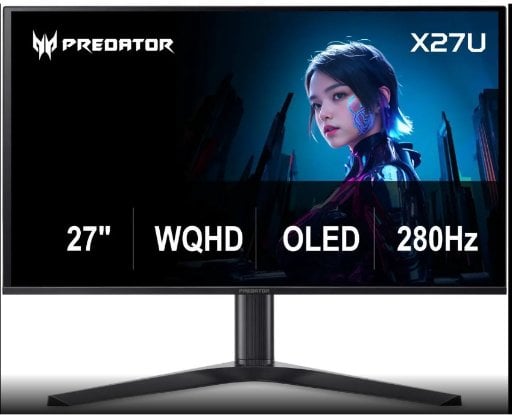 Acer Predator 27" WQHD 2K 1440P 280Hz 0.03ms OLED Gaming Monitor Deal