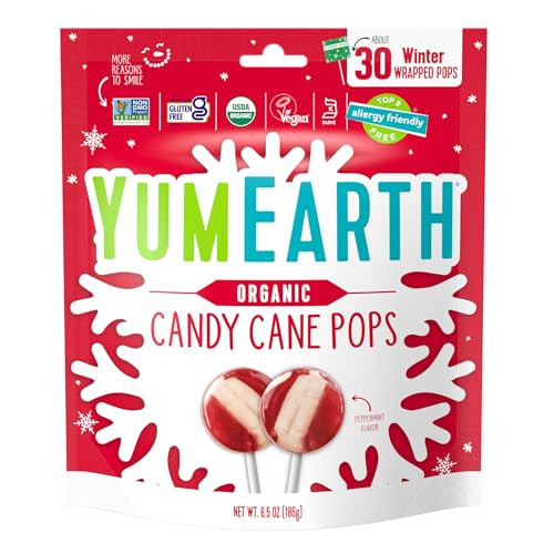 YumEarth Organic Peppermint Lollipops 5oz