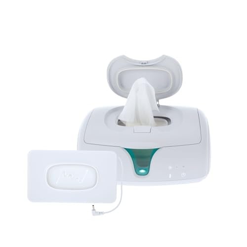 Dr. Talbot's Baby Wipe Warmer & Dispenser with Easy Open Lid, Weighted Warming Plate & Clear View Window