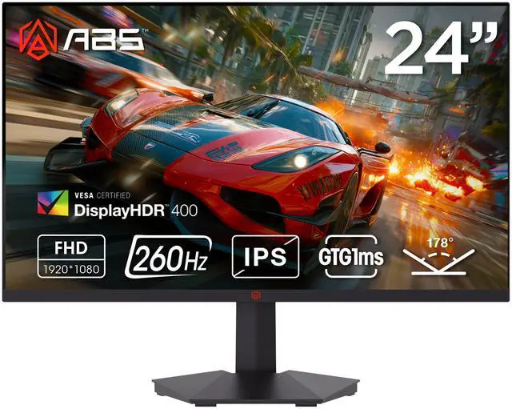 ABS GF241NE 24" 1080p 260Hz Fast IPS Gaming Monitor
