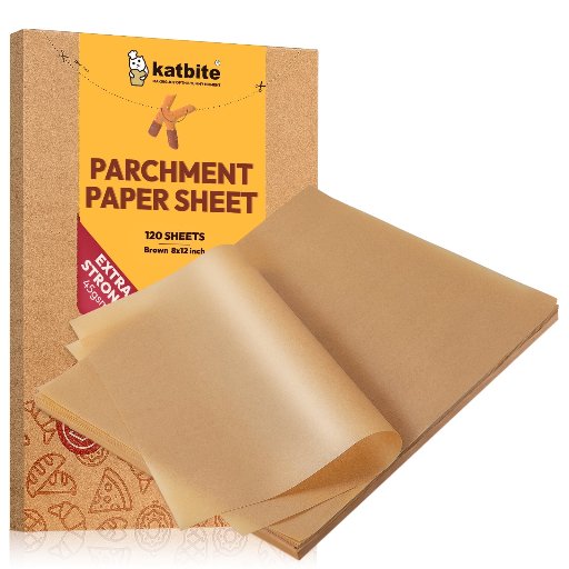 Katbite 120Pcs 8x12 inches Heavy Duty Parchment Paper Sheets