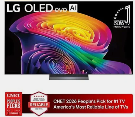 LG 77 Inch OLED evo AI C6H 4K Smart TV