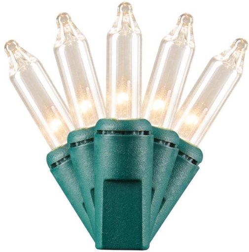 Home Accents Holiday 300-Count Clear Incandescent Mini String Lights