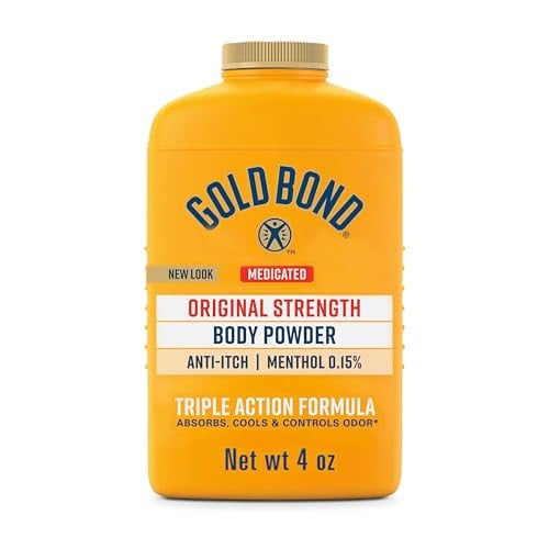 Gold Bond Medicated Original Strength Anti-Itch Body Powder 4-Oz Deal