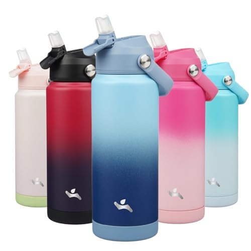 Konokyo Insulated Water Bottle with Straw Lid 24-Oz Deal