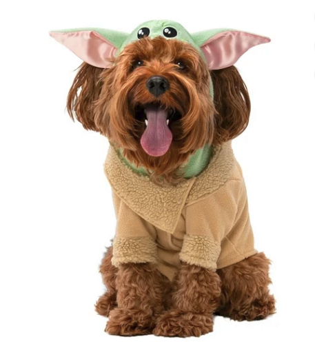 Star Wars Grogu Pet Hoodie w/ Sleeves & Ears,  Size Large