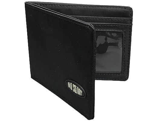 Big Skinny Men's Bifold Slim Wallet, Holds Up to 25 Cards, Black Deal