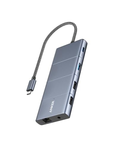 Anker USB-C Hub 11-in-1 Docking Station Dual Monitor with 4K HDMI and DP Deal