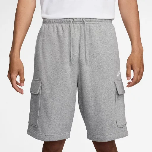 Men's Nike Club Cargo Shorts (Grey Heather)