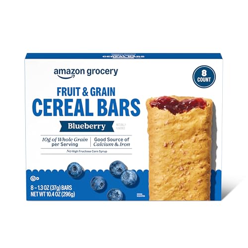 Amazon Grocery Cereal Bars Blueberry, Mixed Berry and Apple Cinnamon