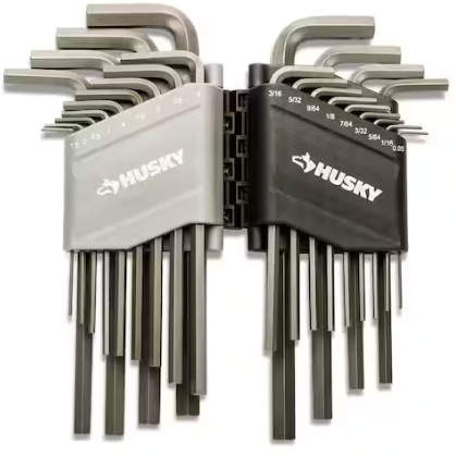 Husky SAE/Metric Long Arm Hex Key Set (26-Piece)