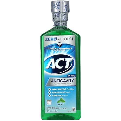 Act Anticavity Fluoride Mouthwash Mint 18 fl oz (2-Pack)