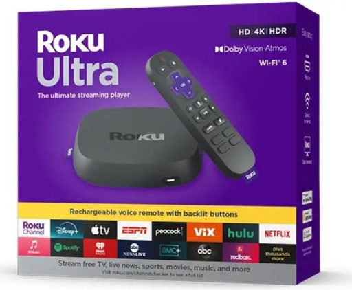 Roku Ultra 2024 HD/4K/HDR/Dolby Vision Streaming Player Deal