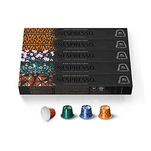 Nespresso OriginalLine Morning Variety Pack, 50 Count