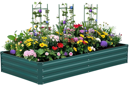 Kymari Galvanized Raised Garden Bed 12" X 72" X 36" Deal