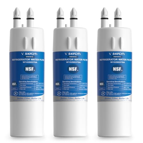 WSKFDTI Whirlpool W10295370A Water Filter Replacement, Compatible with EDR1RXD1