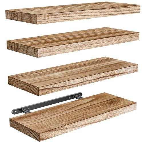 AMADA HOMEFURNISHING Floating Shelves, Set of 4 Deal