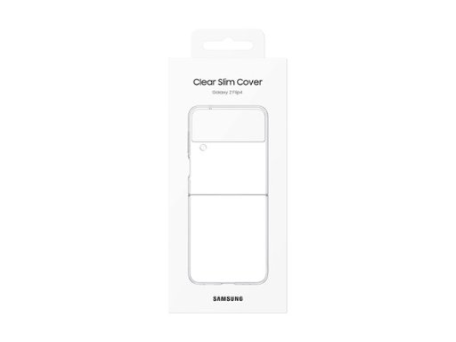 Samsung Galaxy Z Flip4 Clear Slim Cover with Finger Loop