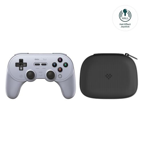 8Bitdo Pro 2 Wireless Bluetooth Hall Effect Joystick Controller w/ Travel Case Deal