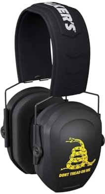 Walkers Razor Slim Passive Ear Muff (Black/Yellow)