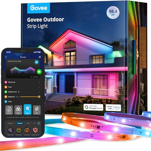 Govee Outdoor LED Strip Lights 98.4ft