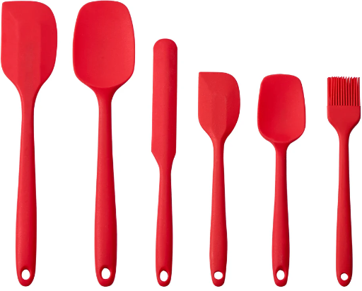 Silicone Spatula Set 6 Pieces