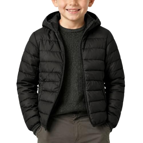 Kids Hooded Puffer Jacket  Ages 3-8