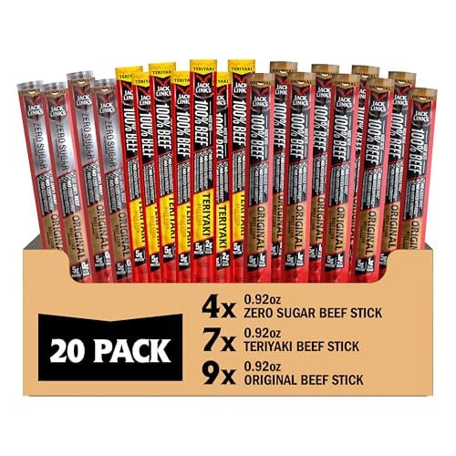 Jack Link’s Beef Jerky Sticks Variety Pack 20-Pack Deal
