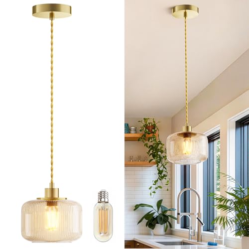 Glass Pendant Light 1-Pack
