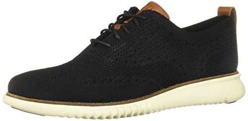 Cole Haan Men's 2.Zerogrand Lightweight Stitchlite Oxford, Black/Ivory Deal