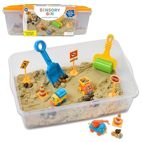 Creativity for Kids Sensory Bin: Construction Zone Playset Deal