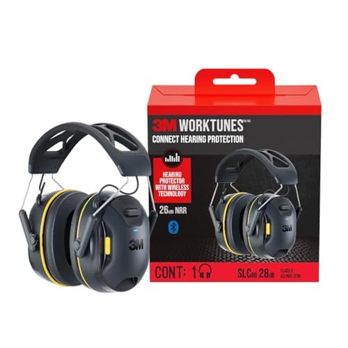 3M WorkTunes Connect Wireless Hearing Protector with Bluetooth Technology, 26 dB Noise Reduction Rating Deal