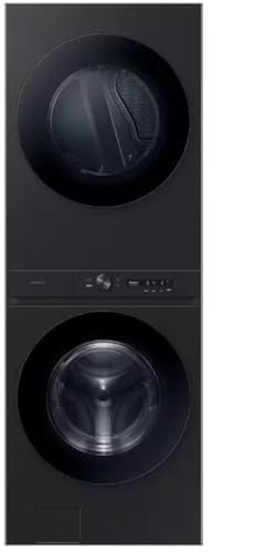 Samsung Bespoke AI Laundry Hub 4.6 Cu. Ft. Washer and 7.6 Cu. Ft. Gas Dryer Stack Deal