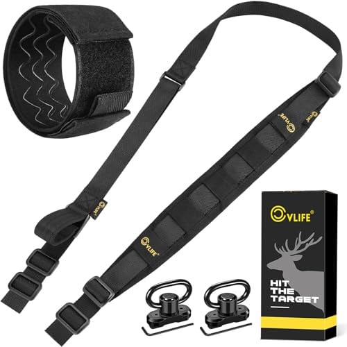 CVLIFE Two Point Sling Quick Adjust Rifle Sling with Removable Wide Shoulder Pad Deal