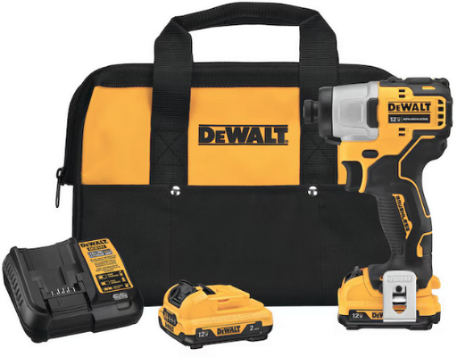DEWALT XTREME 12V Max 1/4" Brushless Cordless Impact Driver with 2 Batteries Deal