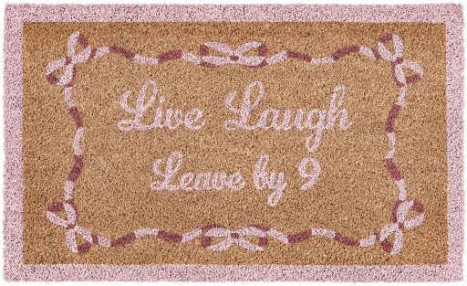 Home Decor Collection Bow Outdoor Doormat 18x30"