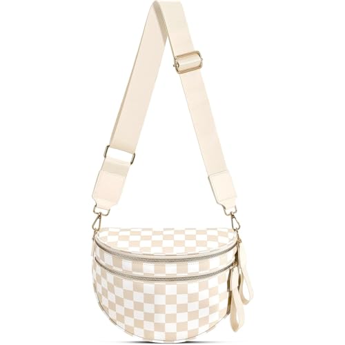 Checkered Crossbody Bag