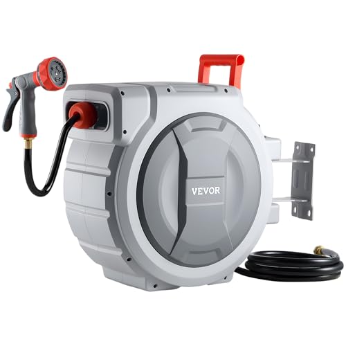 VEVOR Ret retractable Garden Hose Reel 1/2 in x 130 ft Deal