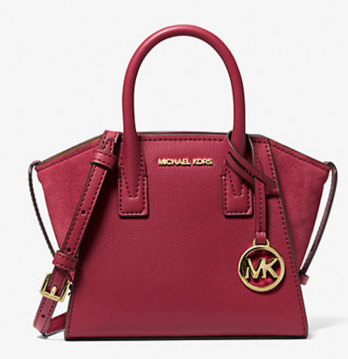 Michael Kors Avril Extra-Small Leather and Suede Satchel - Multi Colors