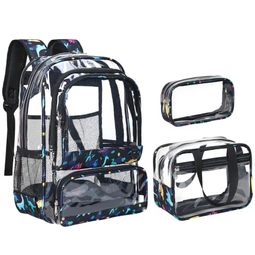 Vorspack 3-Pc Clear Backpack Set