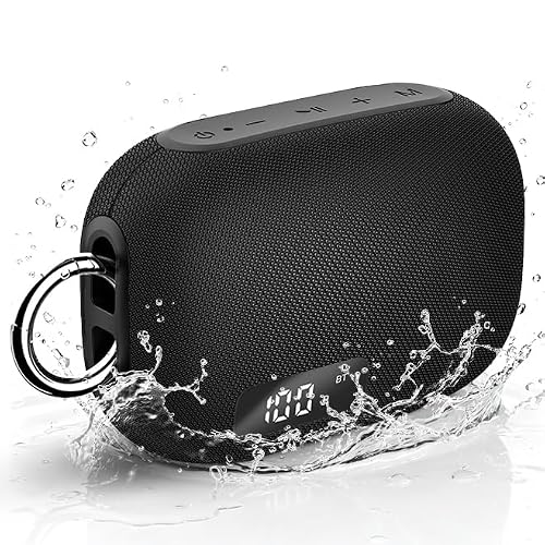 Portable Bluetooth Speaker with Digital Battery Display, 24H Playtime Deal