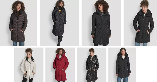DKNY Women's Puffer Coats Deal