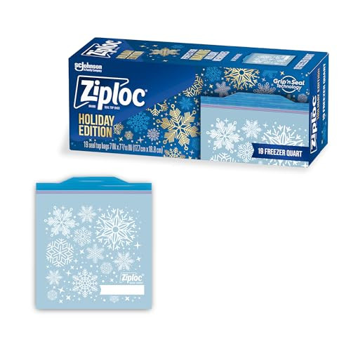 Ziploc Quart Food Storage Freezer Bags