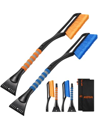 2-Pack 27" Snow Brushes & Ice Scrapers Deal