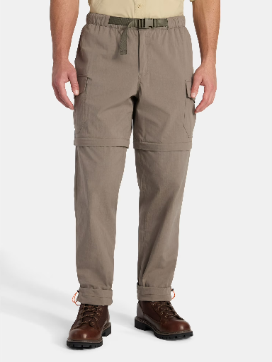 Ozark Trail Men's Zip-Off Convertible Cargo Pants (30-46, Taupe Fall)