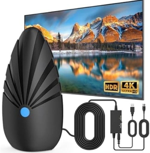 Long Range Digital Antenna for Smart TV 4K 1080P HD